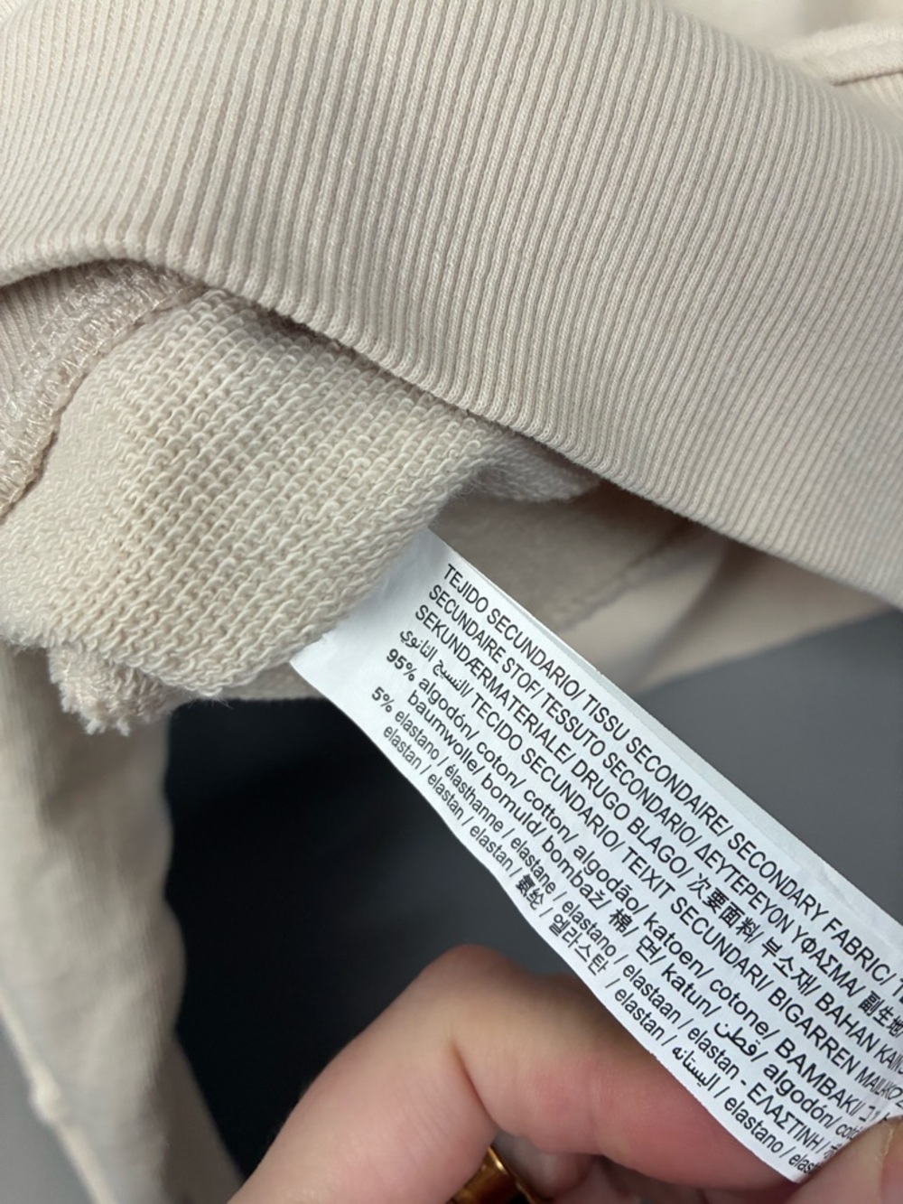 ZARA Oversized Cropped Polo Sweatshirt Top | Collared Pullover Preppy Coastal M - Picture 6 of 10